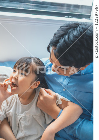 9 year old with loose baby teeth 122297967