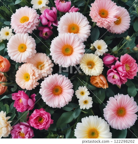 Colorful flowers Colorful flowers 122298202