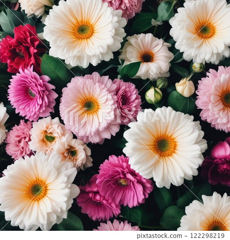 Colorful flowers 122298219