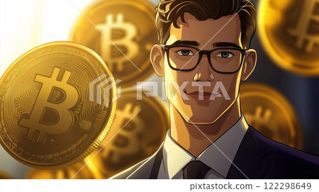 Bitcoin Millionaire 122298649