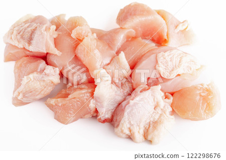 Bite-sized chicken breast Bite-sized chicken breast 122298676