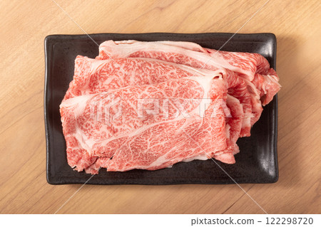 牛肩腰肉壽喜燒(日本黑毛和牛、仙台牛) 牛肩腰肉壽喜燒(日本黑毛和牛、仙台牛) 122298720