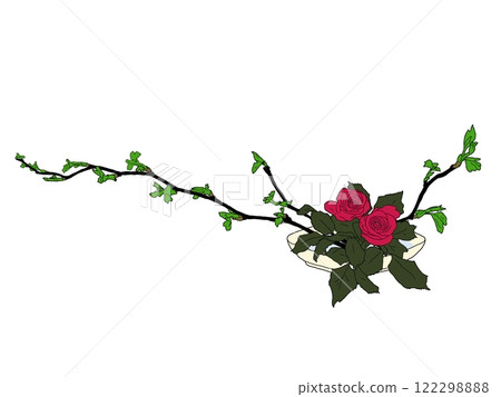 Red rose flower arrangement Red rose flower arrangement 122298888