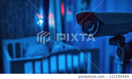 Video monitoring for infant safety at home Video monitoring for infant safety at home 122299489