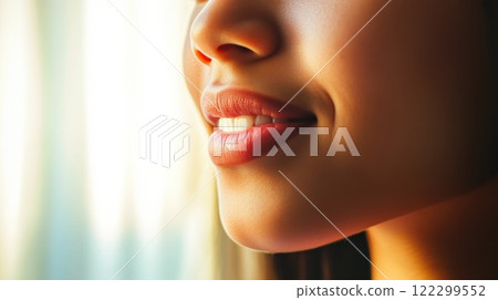 Gorgeous Bi-Racial Woman with Radiant Skin Gorgeous Bi-Racial Woman with Radiant Skin 122299552