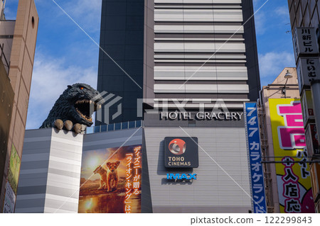 Godzilla appears in Kabukicho 122299843