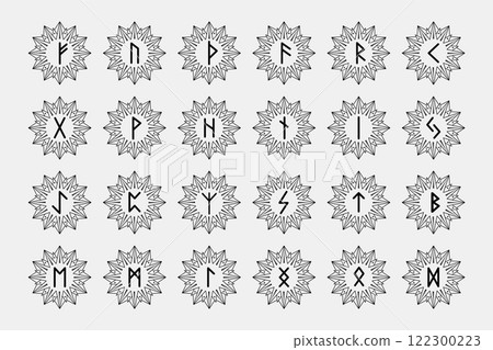 Collection of nordic runes Collection of nordic runes 122300223