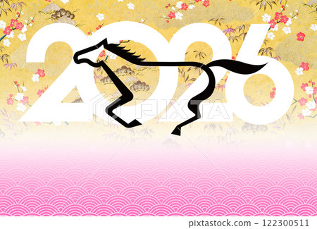2026年新年賀卡 2026年新年賀卡 122300511