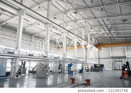 Interior of industrial building Interior of industrial building 122301748