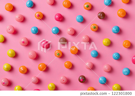 Colorful patter candy background 122301800