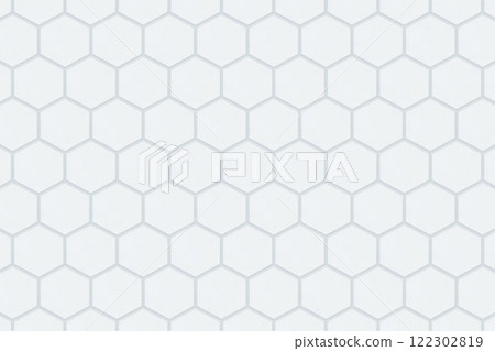 Background of jagged white hexagonal tiles Background of jagged white hexagonal tiles 122302819