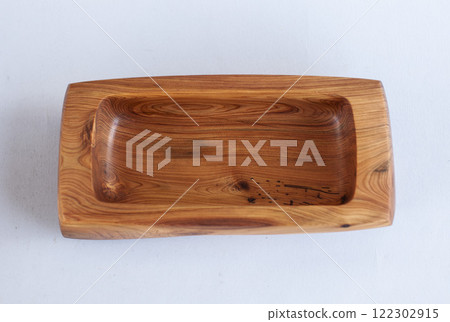 Wooden kitchen utensils stacked view Wooden kitchen utensils stacked view 122302915