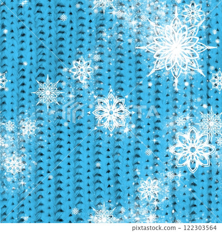 Seamless wallpaper with the texture of a knitted wool scarf.  122303564