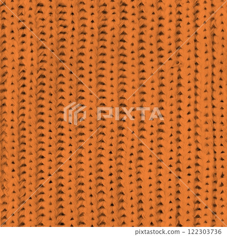 Seamless wallpaper with the texture of a knitted wool fabric with knitted shape.  122303736