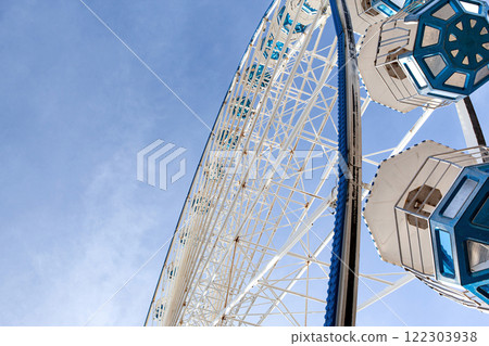 Low angle view of a ferris wheel Low angle view of a ferris wheel 122303938