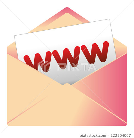 Pictogram for a message or invitation 122304067