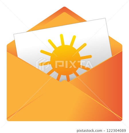 Pictogram for a message or invitation 122304089