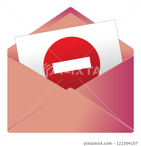 Pictogram for a message or invitation 122304107