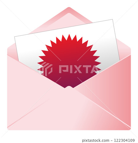 Pictogram for a message or invitation 122304109