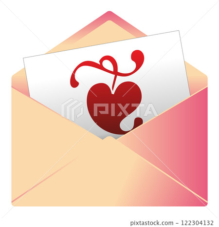 Pictogram for a message or invitation 122304132