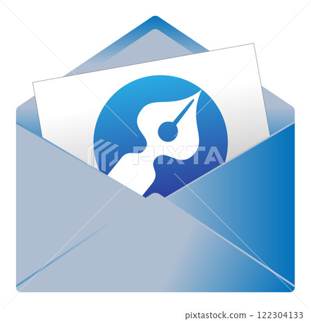 Pictogram for a message or invitation 122304133