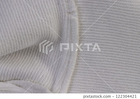 white cotton fabric for the production of clothing 122304421
