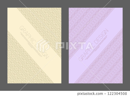 The design is patterned in an ethnic style. A template for a cover, banner, poster, postcard and corporate design. It is ideal for interior and decorative creativity 122304508