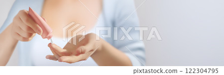 Applying a Skincare Product for a Smooth, Radiant and Healthy Skin Each Day, Always 122304795
