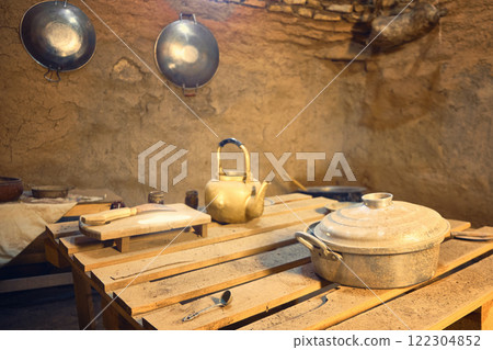 Interior of Beehive houses 122304852