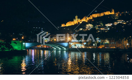 Lights of Tbilisi at night Lights of Tbilisi at night 122304858