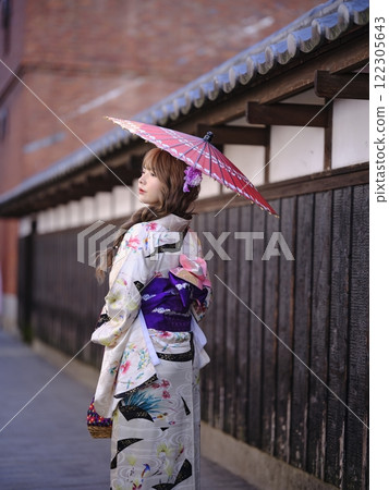 Kimono experience in Kurashiki Bikan Historical Quarter Kurashiki Kimono 122305643