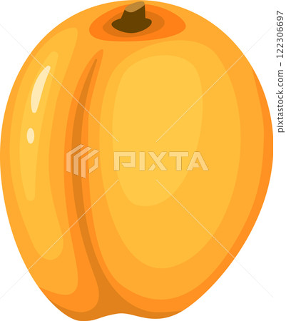 Vibrant and juicy ripe apricot, displaying a rich orange hue and delicate textured skin, embodies the essence of summer s bounty and the joy of fresh, healthy eating 122306697