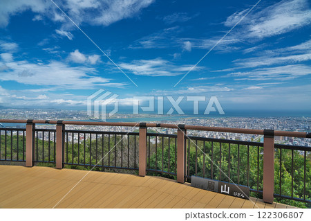 [從眉山展望台眺望德島市全景] 德島縣德島市眉山町毛助原 122306807