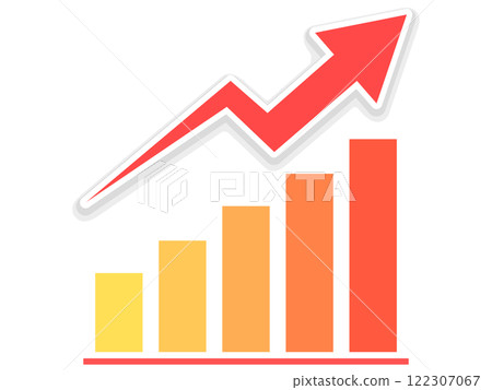 Rising chart 122307067