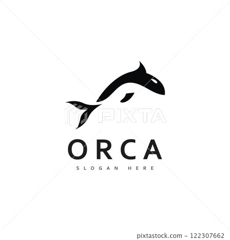 orca killer whale logo icon vector 122307662