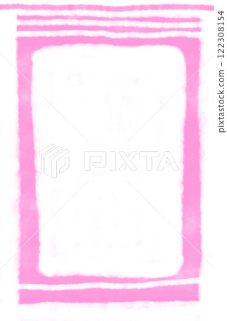 Stock Illustration: Abstract painting with pink background (with lines) 122308154