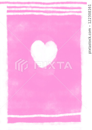 Stock Illustration: Abstract painting with pink background (with lines) 122308161