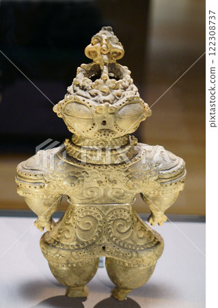 7557　Haniwa　Sunshade Clay Figure 122308737