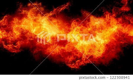 Burning flame background material Burning flame background material 122308941