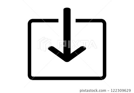單色下載圖標 單色下載圖標 122309629