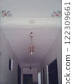 Hotel corridor in Agra, India 122309661