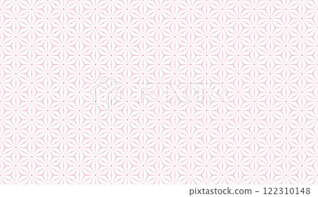 Modern Japanese pattern [Asanoha] dots seamless Edo Komon 122310148