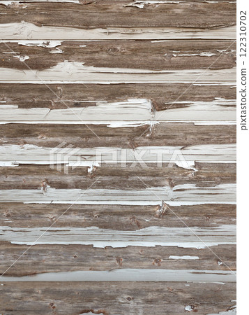 Plate wall from which paint peeled off 122310702