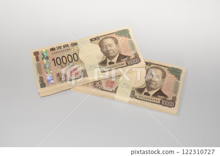 One million yen bills, 2 million, Eiichi Shibusawa, new banknote 122310727