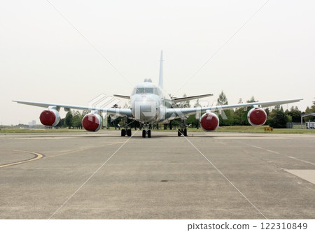 The Japan Maritime Self-Defense Force's domestically-made jet patrol aircraft P-1 rests at Atsugi Air Base The Japan Maritime Self-Defense Force's domestically-made jet patrol aircraft P-1 rests at Atsugi Air Base 122310849