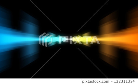 Music equalizer, hologram audio spectrum, 4k illustration, not AI generated 122311354