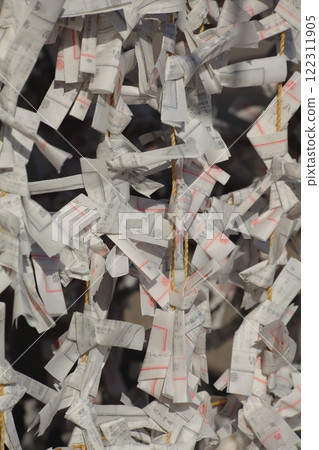 Fortune slips and a place to tie them 122311905