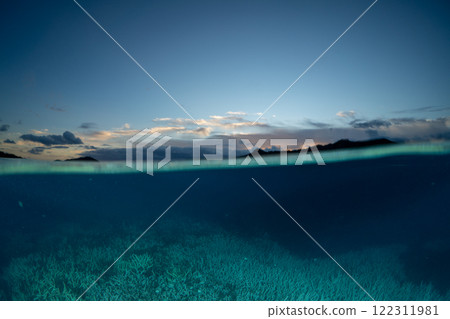 Sunset sea, Ogasawara, Chichijima 122311981