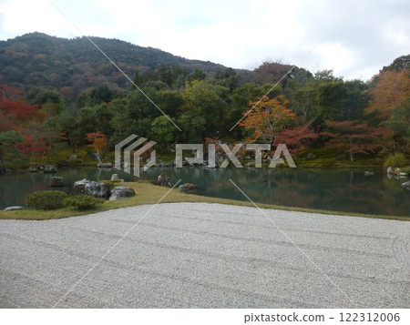 Landscape with autumn leaves Landscape with autumn leaves 122312006