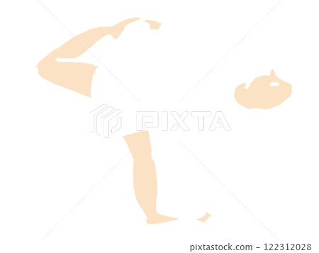 Illustration of yoga poses in pencil style Illustration of yoga poses in pencil style 122312028